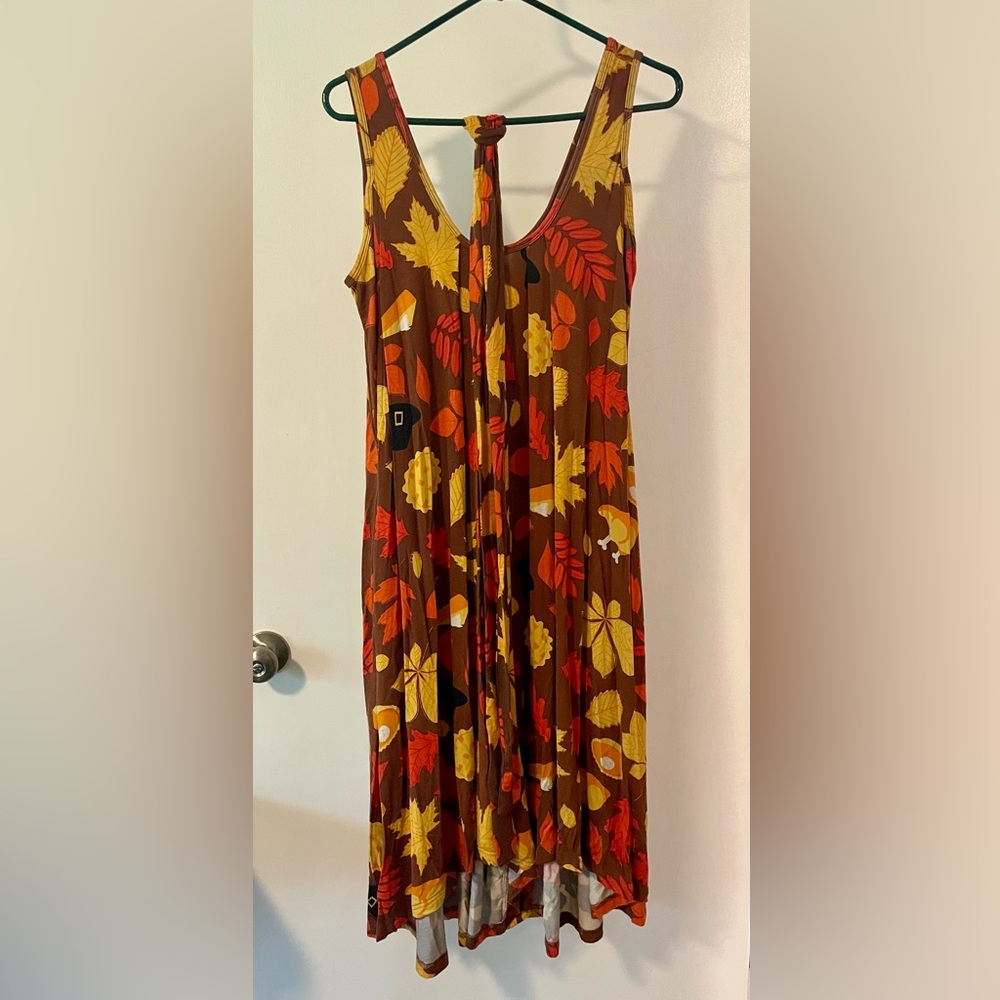 Latched Mama Thanksgiving Turkey Nursing Romper- Petite - limited Edition - Picture 3 of 4
